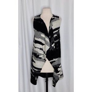 GUEST EDITOR Wool Sweater Vest Southwestern Western Boho Festival X-Small